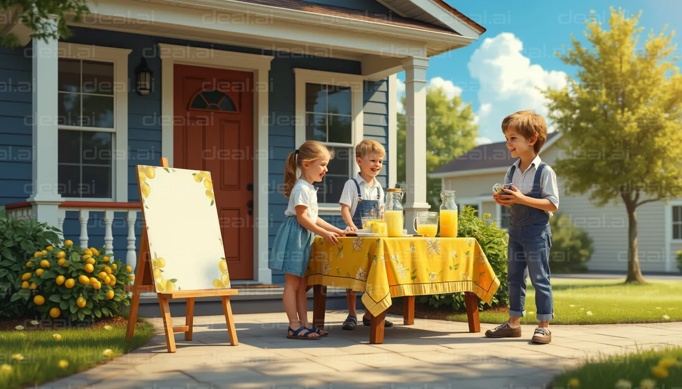 Sunny Day Lemonade Stand Fun