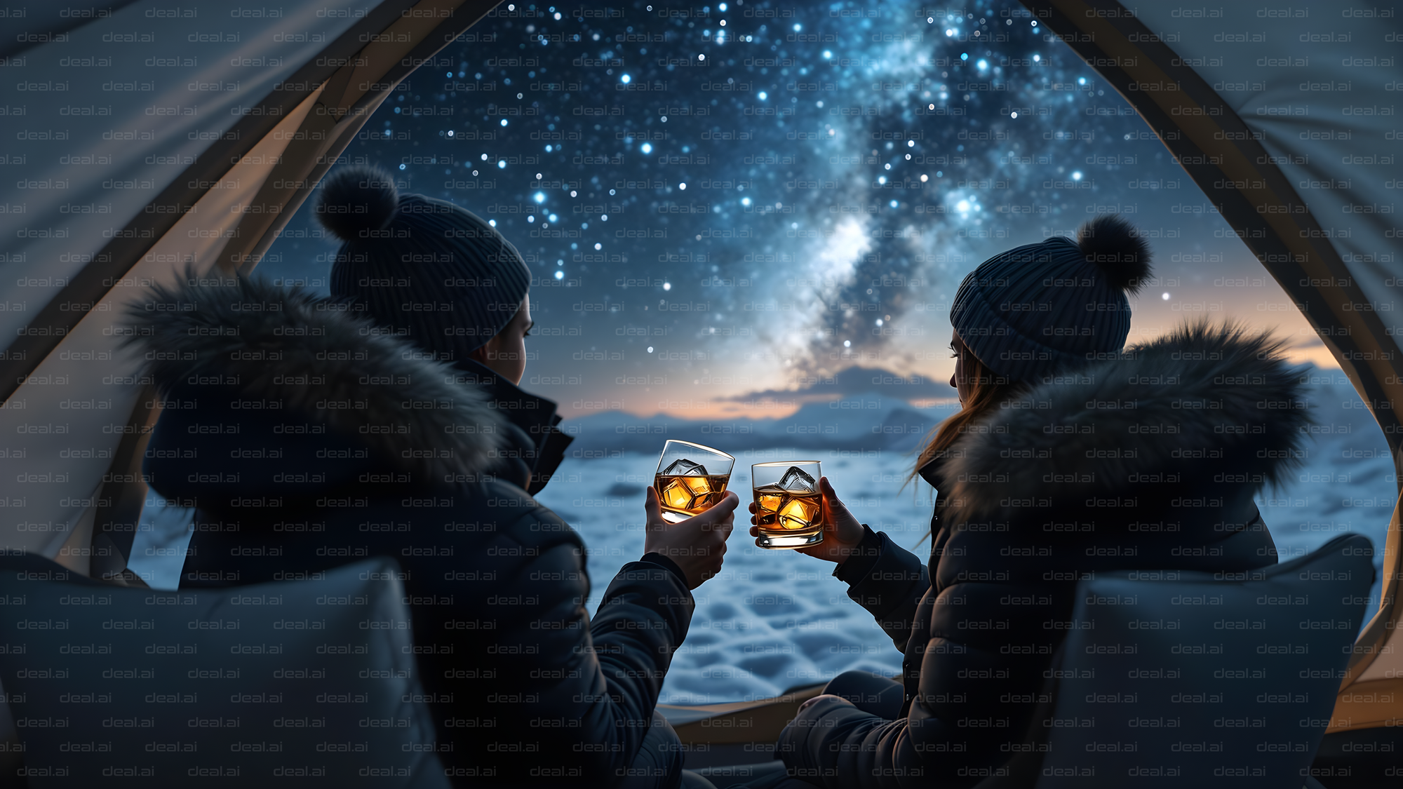 Toasting Under the Stars