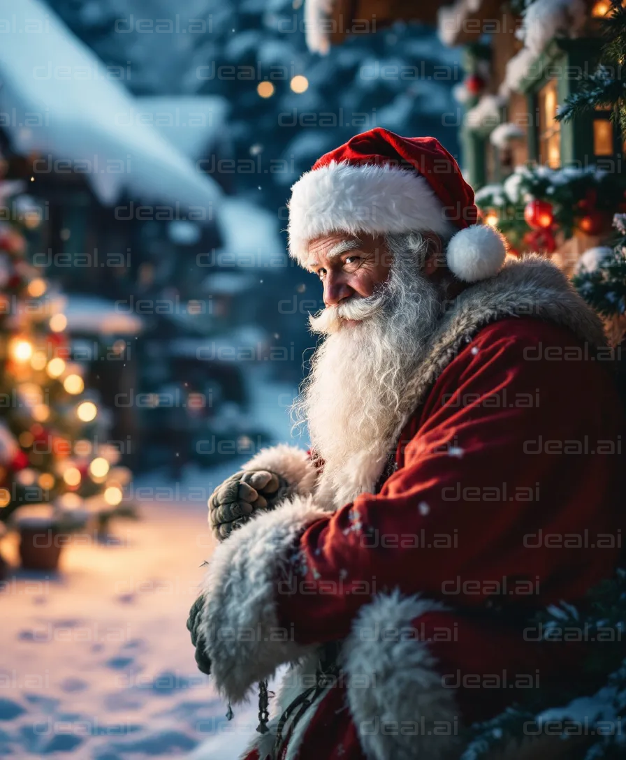 Santa in a Winter Wonderland