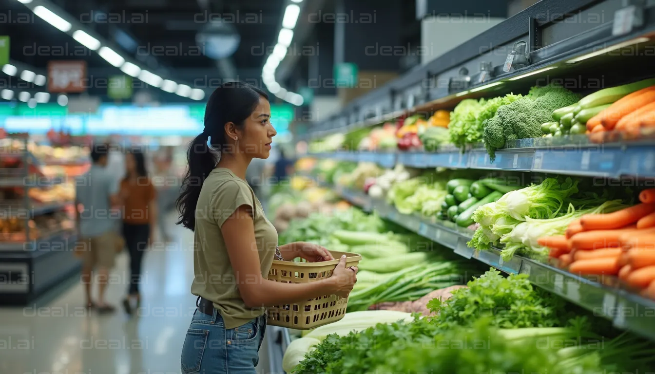 "Shopping for Fresh Vegetables"