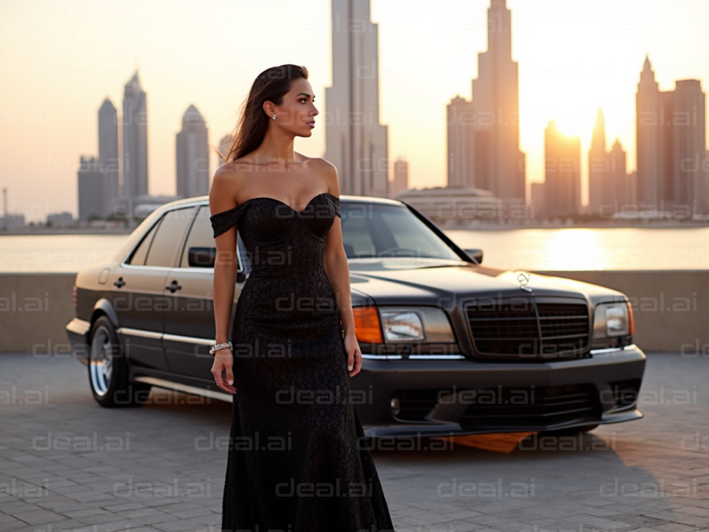 Urban Elegance at Sunset