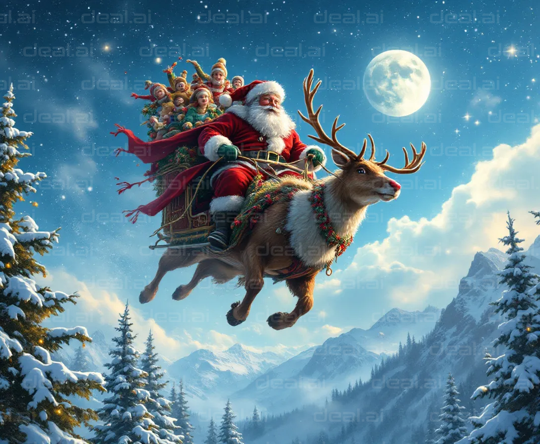 "Santa's Magical Sleigh Ride"