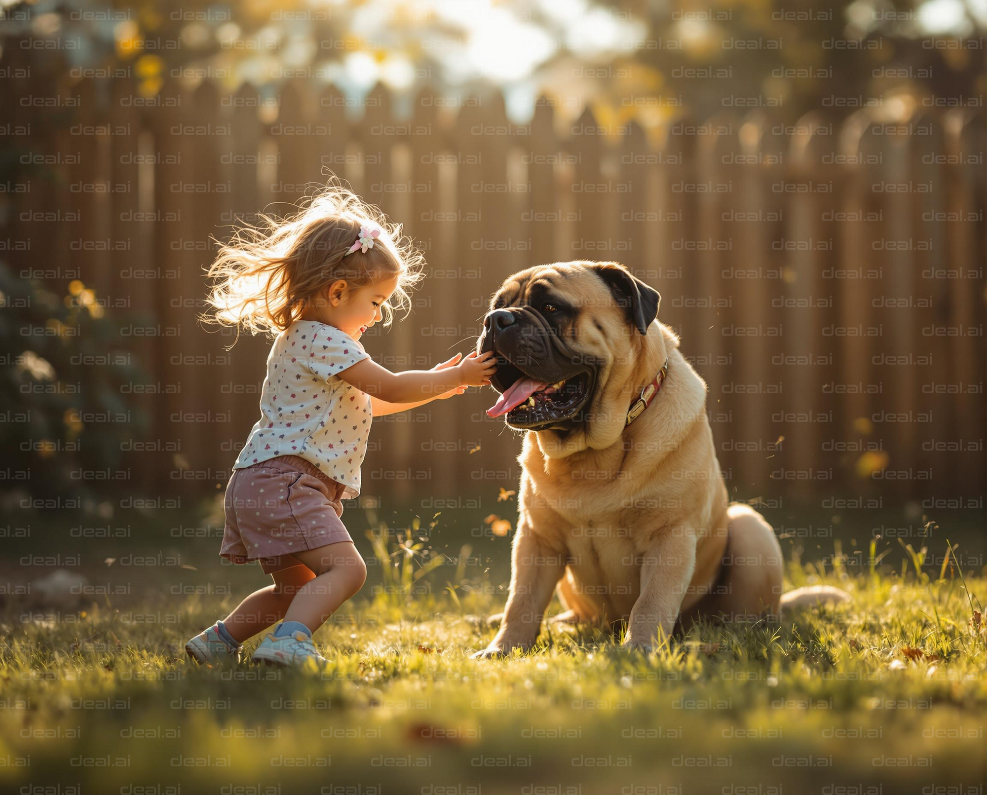 Playtime with a Gentle Giant