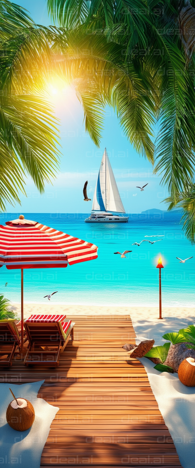 "Tropical Paradise: Relax by the Sea"