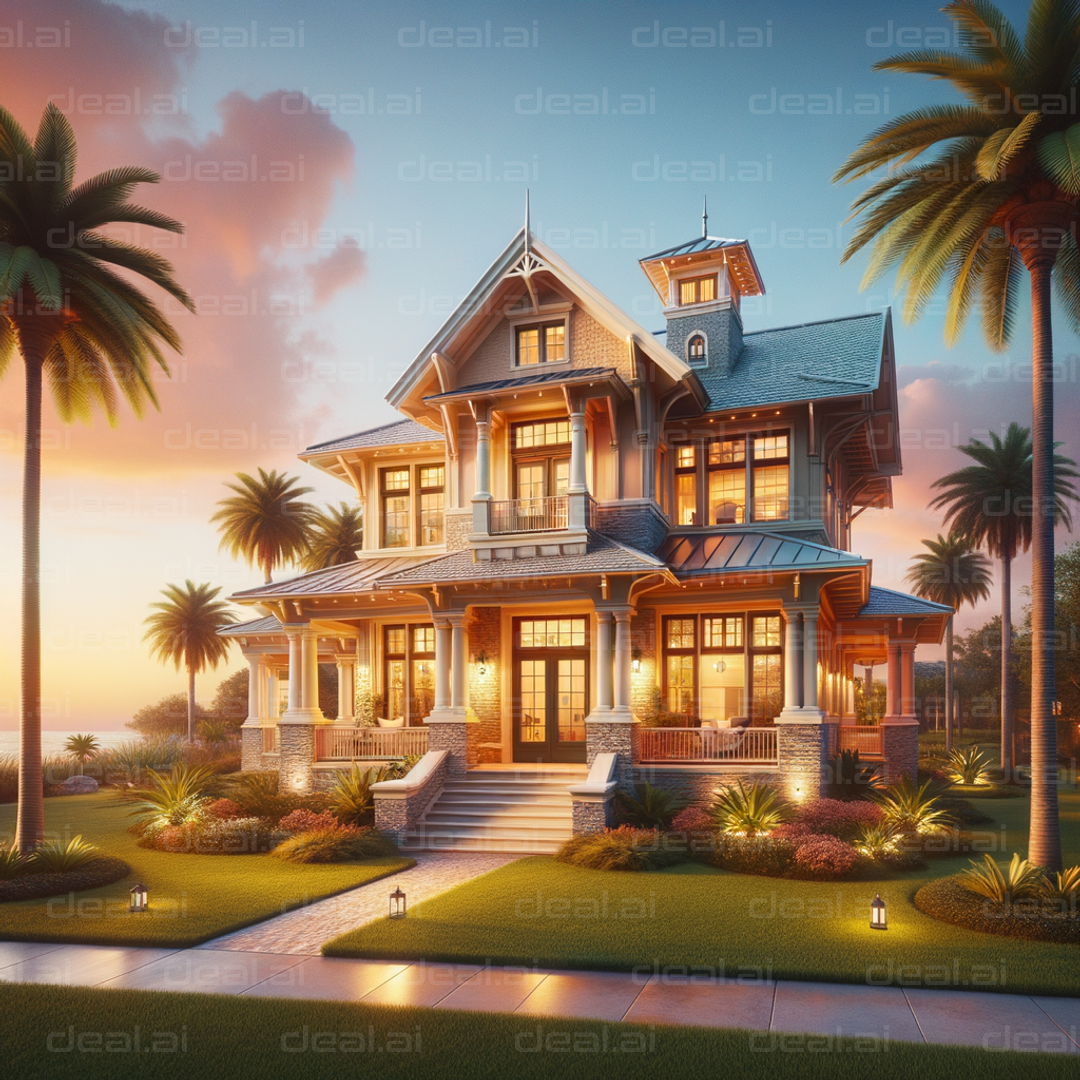 Elegant Sunset Retreat Home