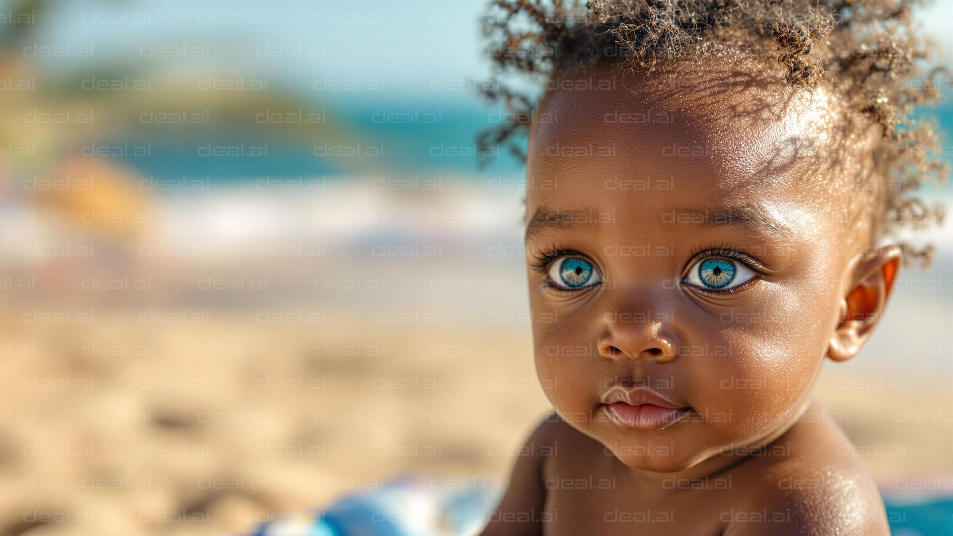 Beach Day with Bright Eyes