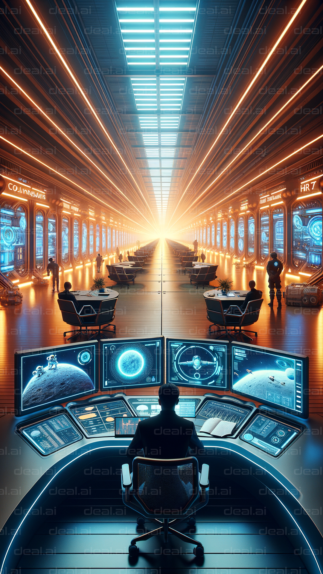"Futuristic Control Center Vision"