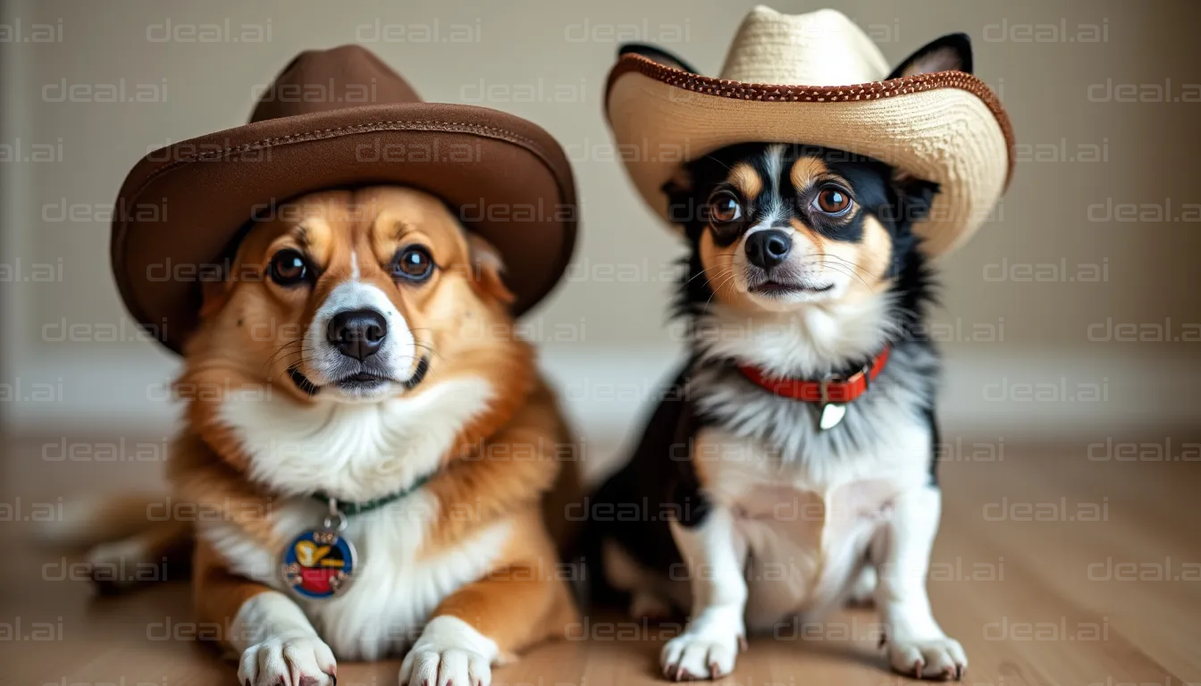 "Cowboy Pups Ready to Wrangle"