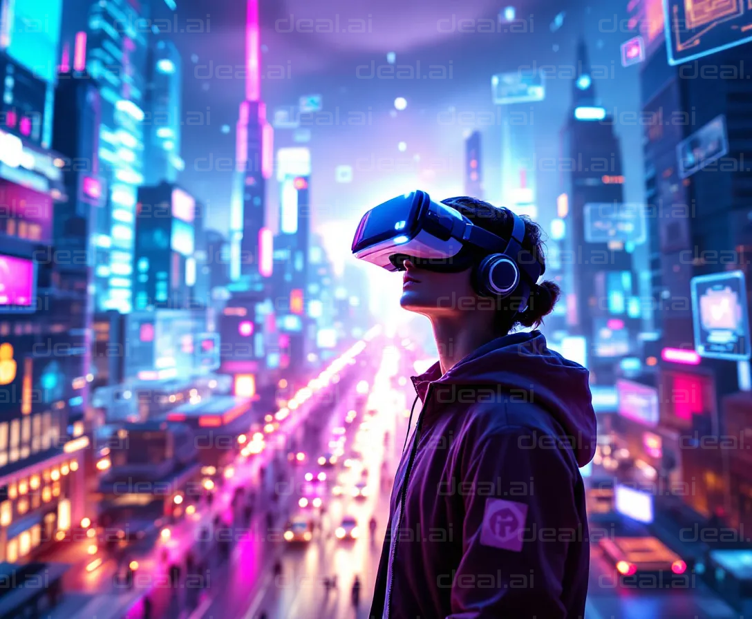 Virtual Reality in the Neon Cityscape