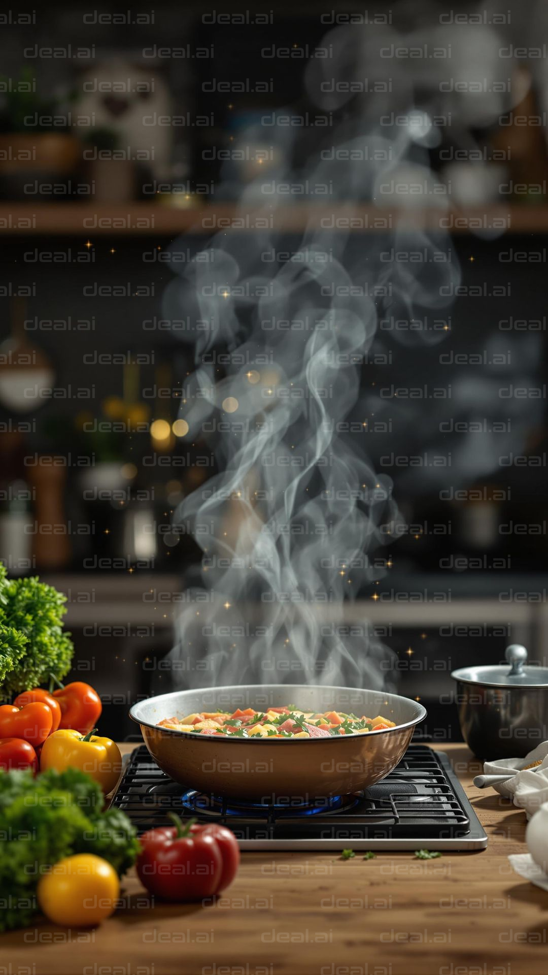 Simmering Veggie Stir Fry Magic