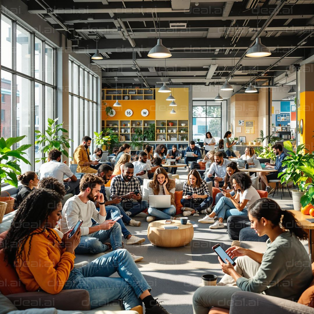 Vibrant Coworking Space Buzz