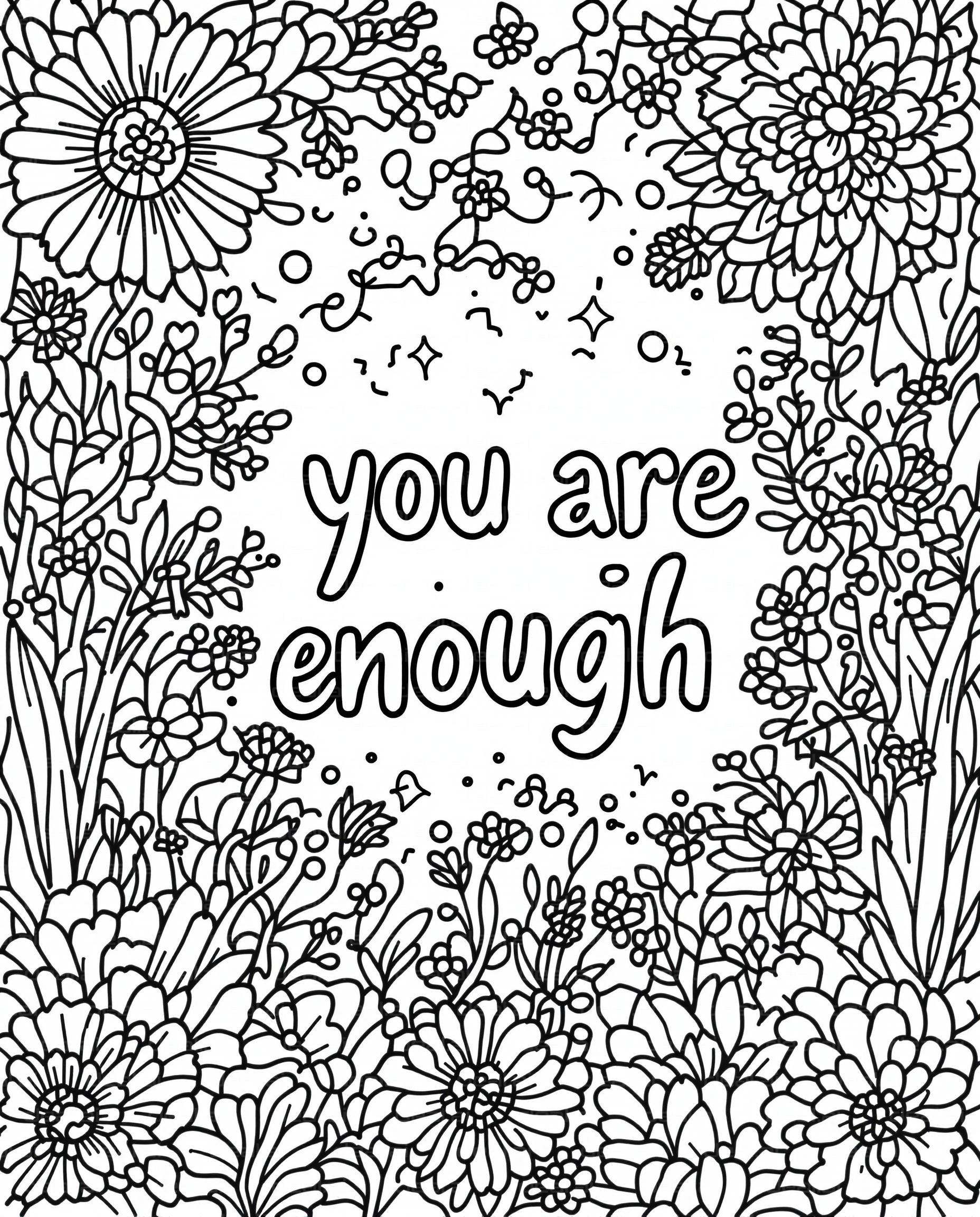 "You Are Enough: Floral Inspiration"