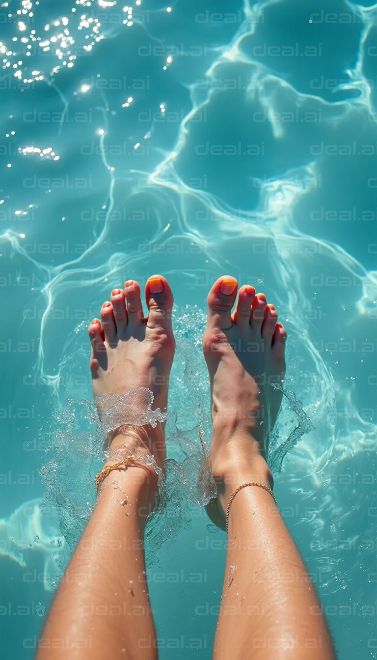 "Dipping Toes in Crystal Blue Water"