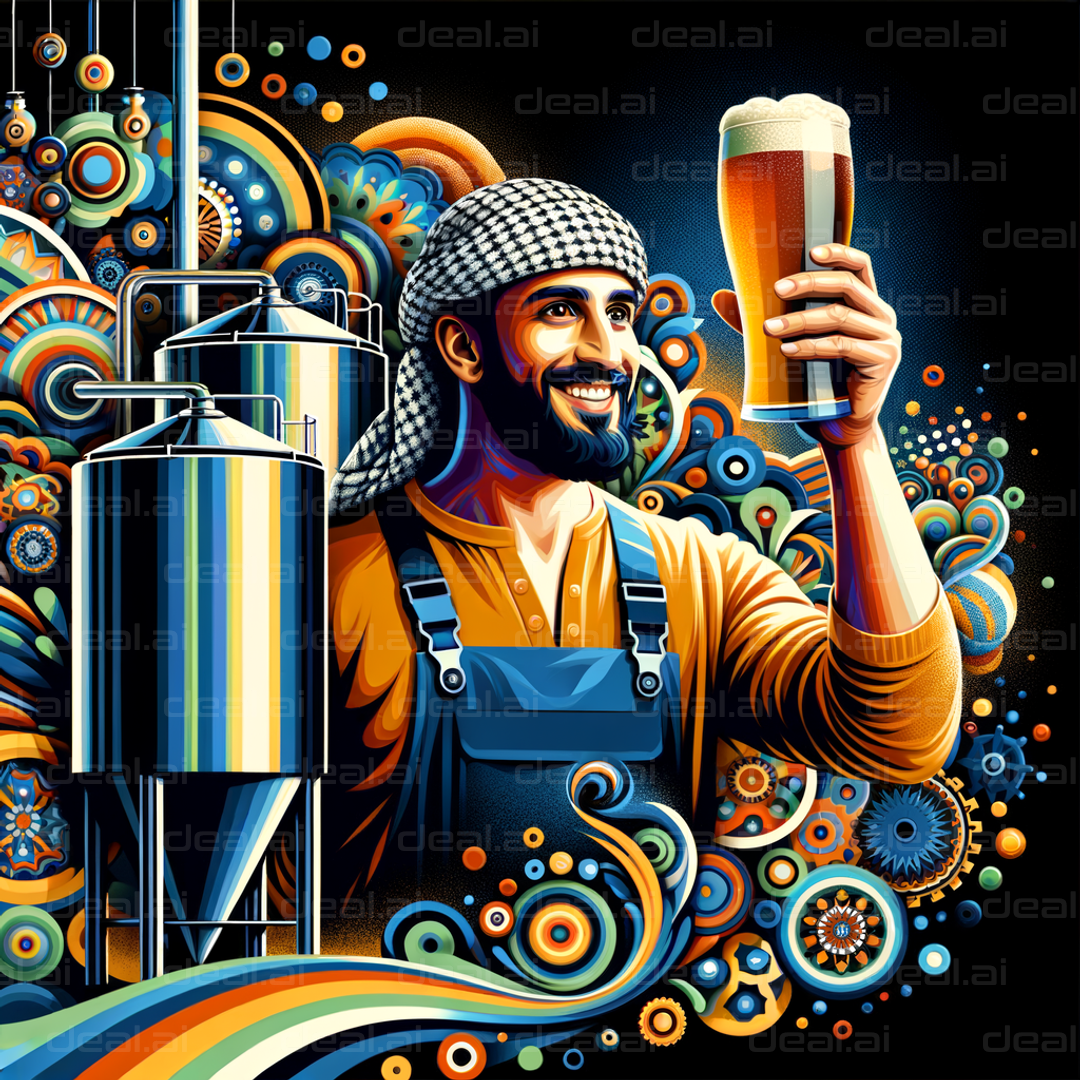 "Craft Brewer Celebrates with Fresh Beer"